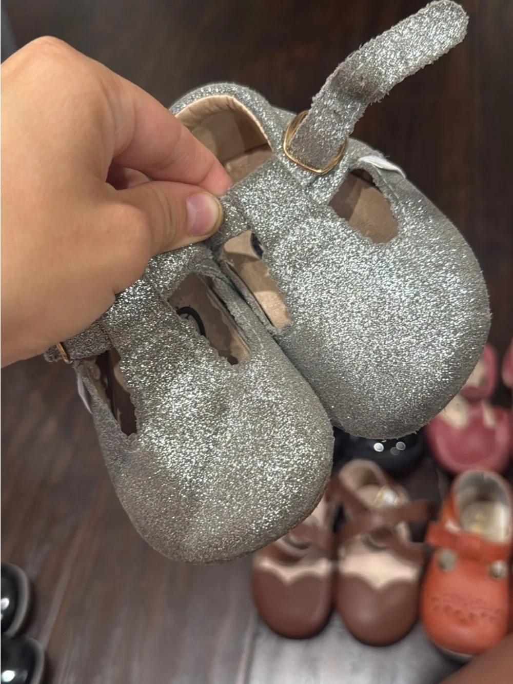 Size 4 baby- Little love bug, see kai run, stride rite, piper finn, crocs, Angel